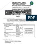 Bases Del Concurso de Oratoria e Identida Local - 2024