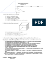 Worksheet No2 - Solid Mensuration