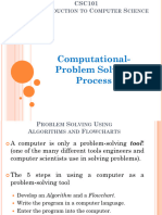 CSC 101 - Problem Solving