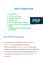 Java Web Framework - Spring