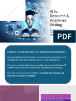 Lec 20 AI For Research and Academic Writing PDF