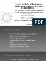 Receiver Block Diagram, Sensitivity