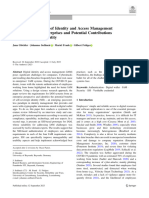 A Systematic Review of Identity and Access Management Requirements in Enterprises and Potential Contributions of Self-Sovereign Identity