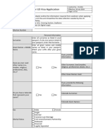 Usa Visa Form