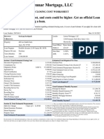 Closing Cost Worksheet