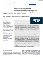 Aquaculture Research - 2022 - El Son - Effects of Moringa Oleifera Based Diets On Growth Immunological Responses Liver