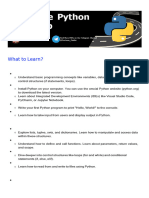 Python Roadmap