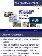 Chapter 2 Developing Marketing Strategy