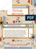 Colorful Creative Retro Group Project Presentation