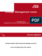 Lesson 1 - Strategic Management Course