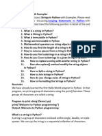 Lecture 7 - Strings in Python With Examples - 1