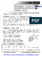 Electromagnetic Induction Notes-NEET-JEE