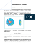 Microbiologia e Imunologia - Unidade 1