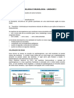 Microbiologia e Imunologia - Unidade 2