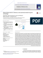 Natural Deep Eutectic Solvents As New Potential Media For Green