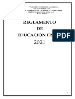 Reglamento de Educacion Fisica 2021