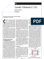 Conductive Anodic Filament (CAF)