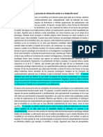 Pensamiento, Emociones y Procesos de Interacción Social en El Desarrollo Moral