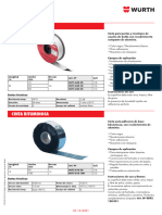 Cinta de Butilo: Datos Técnicos