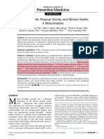 Domain-Specific Physical Activity and Mental Health-A Meta-Analysis