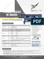 Eco Solvent E-1800 6 Feet