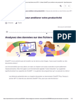 Analysez Des Données Sur Des Fichiers Avec GPT-4 - Utilisez ChatGPT Pour Améliorer Votre Productivité - OpenClassrooms