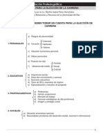 Factores para La Elección de Carrera