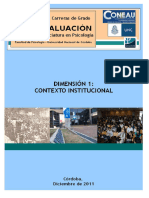 ACREDITACION DIMENSION 1 Contexto Institucional