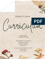 Trabajo Final - Currículum