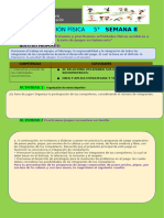 Educación Física 5° Semana 8