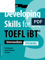 Developing Skills For The TOEFL IBT 3e - Intermediate Speaking SAMPLE