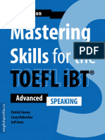 Mastering Skills For The TOEFL IBT 3e - Advanced Speaking SAMPLE