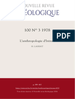 L Anthropologie D Irenee