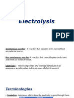 Electrolysis