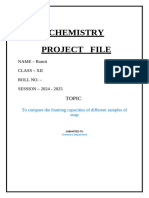 Chemistry Project Class 12