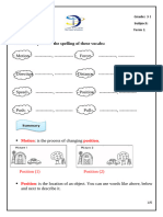 Revision and Answer Sheet (Forces and Motion) 2O24