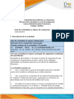 Guía de Actividades y Rúbrica de Evaluación - Unidad 2 - Tarea 3 - Plan de Mejoramiento