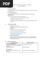 A DetailedLesson Plan in Science