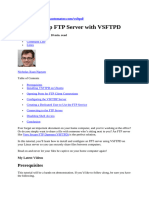 FTP Server VSFTPD BEST Configuration