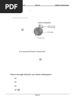 Assign Ans. Key Motion of The Earth