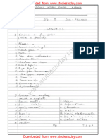 CBSE Class 3 French Worksheet Set I