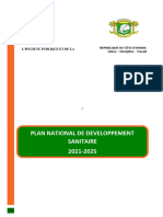 CIV - Cote D Ivoire - Plan National de Développement Sanitaire - 2021 2025