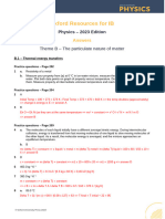 IB Physics Answers ThemeB