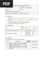 Diploma in Cyber Forensics and Information Security 5282 Network Security 5 4