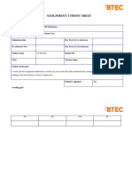 736 - Frontsheet - Assignment 1