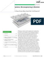 Organ On A Chip Systems Microengineering To Biomimic Living Systems