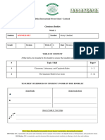 Week 1 Chemistry Booklet - ANSWER KEY