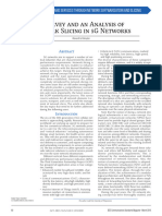 A Survey and An Analysis of Network Slicing in 5g Networks 2018