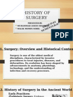 History of Surgery (Anees, Momin)