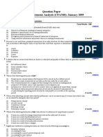 Financial Statement Analysis Exam